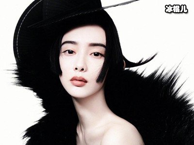 孟子义《时尚芭莎》国颜美妆大片，黑白简约演绎别样东方美学