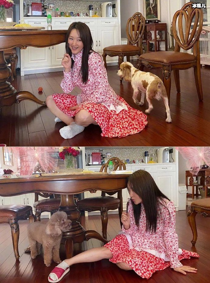 杨钰莹晒美照