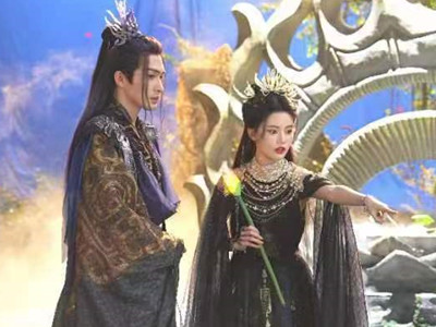 第一次在古偶见男主送女主莲花，张彬彬孙珍妮新剧开机